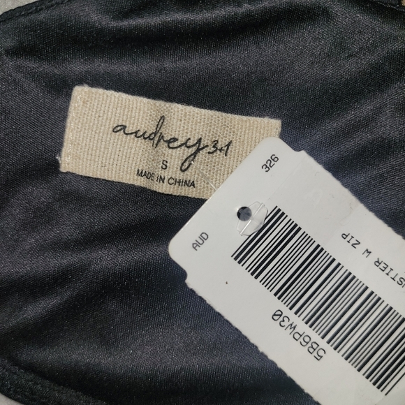 Audrey 3+1 Black Bustier Cropped Corset Top S - Picture 7 of 7